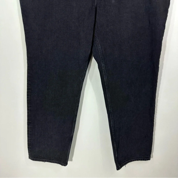 NWT Abercrombie and Fitch Black The ‘90s Straight Ultra High Rise Jeans - Picture 3 of 11